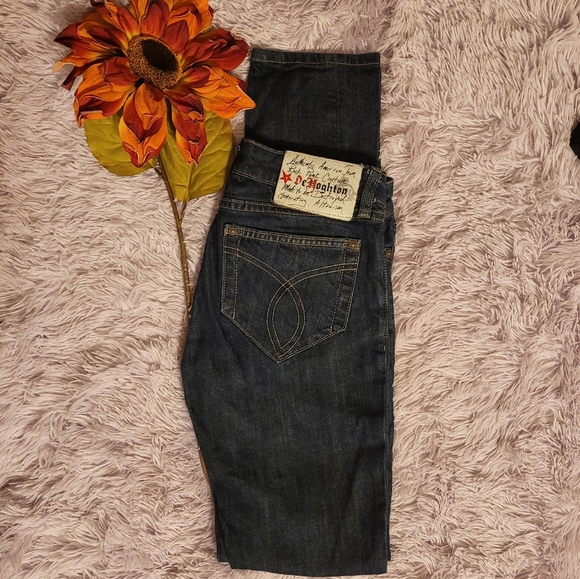 Dehoghton Denim - Vintage DeHoghton Rock Punk Couture Dark Wash Skinny Jeans